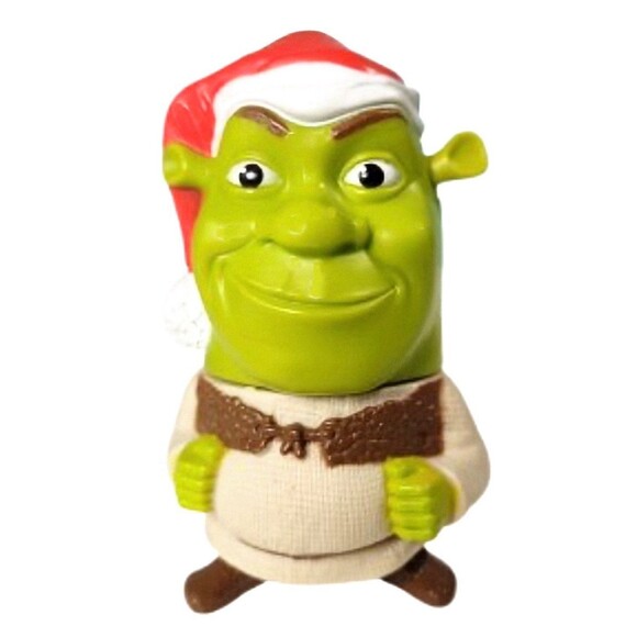SHREK SANTA Match Up Challenge Figure Shrek The Third McDonald’s Toy #1 New - Picture 1 of 3